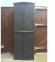 Шкаф RATTAN Style Tall (Раттан) большой коричневый под фактуру искусственного ротанга