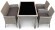 Комплект мебели АРИЯ СЕТ бежевый на 4 персоны со столом 130х90 из искусственного ротанга