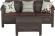 Комплект мебели YALTA SOFA-3 TABLET (Ялта) темно коричневый из пластика под искусственный ротанг