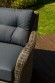 Кресло ВЕНЕЦИЯ коричневое из искусственного ротанга