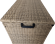 Сундук CHAROME (Харома) бежево-серый размером 137х54х64 из искусственного ротанга