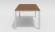 Стол обеденный GARDENINI BELLA (Бэлла) размером 200х100 цвет белый из алюминия и тика