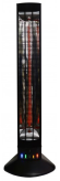 Электрический напольный обогреватель HUGETT GAEA BLACK (Хогетт Гая) цвет черный